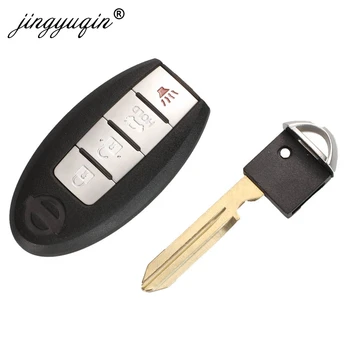 Jingyuqin 3/4BTN Car Remote Key Shell for Nissan Cube Juke Versa Note X-Trail Qashaqai Sunny Juke Altima TIIDA Murano, Maxima Old