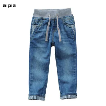 Nowe wiosenno-letnie dziecko zestawy markowe, modne koszule+spodnie jeansowe męskie zestawy dla dzieci 3-14 lat