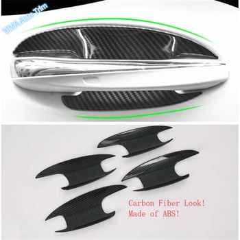 Lapetus Car Styling Outside the Door Pull Handle Bowl Cover Trim ABS pasuje do Mercedes Benz A Class W177 A200 A220 2019 - 2021