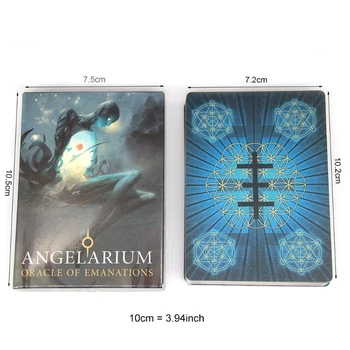 Ангелариум Wyrocznia emanacji pełny angielski 33 karty z talii Tarota rodzinna impreza gra planszowa wróżenie mapa wysoką jakość i nowość
