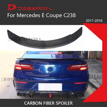 E Coupe C238 W238 spojler z włókna węglowego dla Mercedes 2017-2018 pokrywie bagażnika tylny bagażnik Lip RT Style E350 E400 E320 Amg line