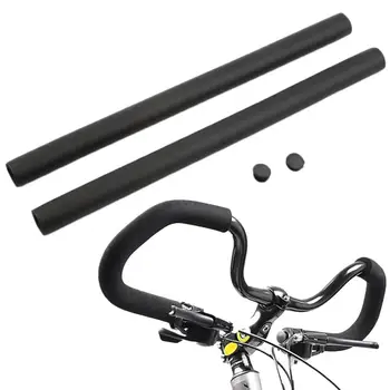 1 para rowerów, jazda na Rowerze Skidproof uchwyt bar gąbka okładka miękka pianka matowe uchwyty kierownicy do 22,2 mm akcesoria do rowerów