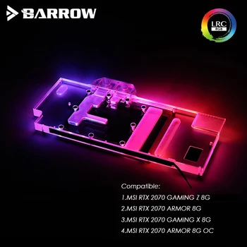 Barrow MSI RTX 2070 GAMING Z 8G X 8G ARMOR 8G OC karta graficzna pompa chłodnicy 5v 3PIN, płyta główna AURA BS-MSGZ2070-PA