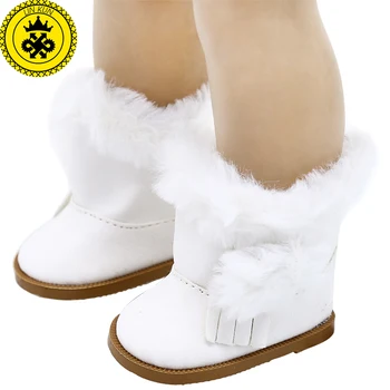 Lalka buty zimowe, buty śniegu nadają 43 cm lalka i 18 cali dziewczyna lalka 669