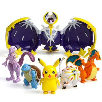 Pokemon toys set Pocket Monster Pikachu Action Figure Pokemon Game Poke Ball Model Charmander Anime Figure Collect Toy Kids Gift