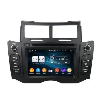 Android 9.0 Quad Core 4GB RAM 64GB ROM samochodowy DVD nawigacja GPS multimedialny odtwarzacz samochodowy stereo do Toyota YARIS 2005 -2011