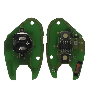Jingyuqin 2 Button Car Remote Key Fob Case Shell For Renault Traffic/Master/Vivaro/Movano/KangooASK PCF7946 433MHZ chip