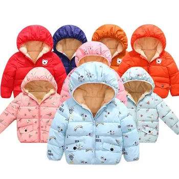 Darmowa wysyłka na sprzedaż dziewcząt i chłopców jesień i zima kurtki płaszcz dziecięca zimowa ciepła kurtka dziecięca zagęścić odzież