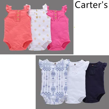 Carter's Roupa Infantil Menina Twins Baby Clothes Lucky+child Newborn Baby Girl Clothes Body Boy Twin Clothes Boy And Girl Funny