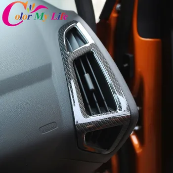 Color My Life Car Interior Front Air Vent Protection Trim Air Conditioning Decoration naklejki do Ford Focus 3 4 MK3 MK4 2012 +