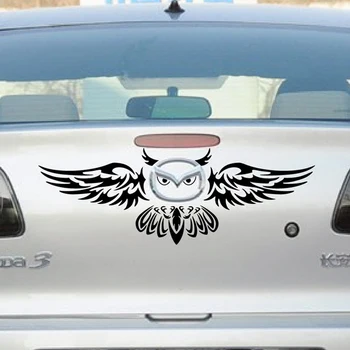 Samochód os logo dekoracje Sowa stylizacja zabawny samochód naklejka Anbd naklejki do Mazda 2 3 5 6 CX-3 CX-5 CX-7, MX-3, MX-5 Axela