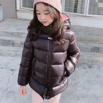 PER-SALE 2020 BP puchowa płaszcz zimowy płaszcz dla dziewczynki kurtka z kapturem z różową podszewką dzieci chłopcy puchowe płaszcze odzież zimowa dla dziewczynki