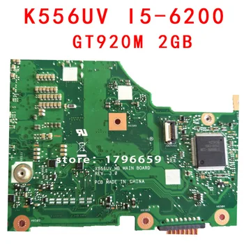 ASUS dla K556U K556UV K556UJ K556UR K556UF K556UQ płyta główna laptopa CPU i5-6200U REV:3.0 GeForce 920M 2GB w pełni przetestowany