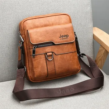 Nowe męskie małe torby na laptopa męskie skórzana torba na ramię dla IPAD Mini Tablet Man Crossbody biznesowe torby do telefonu portfel