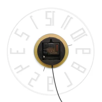 Łatwo czytelne duże cyfry nowoczesny wystrój ciche kwarcowy zegar ścienny oświetlenie led podświetlane zegary ścienne salon szafka naścienna lampa