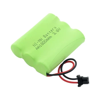 3.6 V 1800mAh 3*AA Rechargeable Ni-MH Battery Packs Group złącze wielofunkcyjne 1800mAh Rechargeable Ni-MH 3*AA Cells Battery Pack