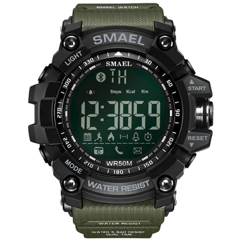 SMAEL Bluetooth Smart Watch Sport Male Clock Call Reminder Calorie Digital Men SmartWatch przenośne urządzenia z systemem ios Android Phone