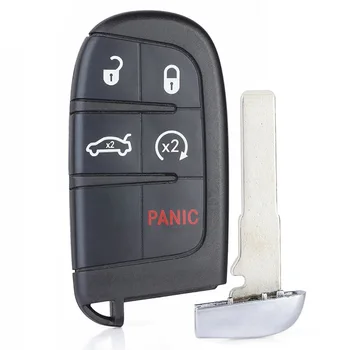 Wymiana KEYECU Smart Remote Control Car Key With 4/5 Button & 433MHz - FOB dla Fiat 500L / Jeep Renegade FCC: M3N-40821302