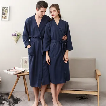 Marka projektant pary szlafroki Damskie, szlafroki zimowe kąpielowe dla kobiet, mężczyzn, damskie koszule nocne kimono szlafrok odzież