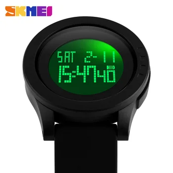 SKMEI luminous Men Digital Watch Chrono Alarm zegarek sportowy 5Bar wodoodporne męskie zegarek elektroniczny Montre homme Reloj 1142