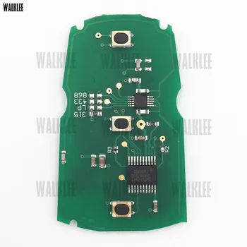 WALKLEE Remote Smart Key fit for BMW CAS3 Keyless Entry System 315MHz FSK signal with PCF7945 Chip 3 przyciski