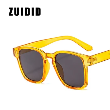 Klasyczny kolor candy kwadratowa ramka okulary Kobiety retro różowy żółty jasny obiektyw mężczyźni moda odkryty jazdy okulary przeciwsłoneczne UV400
