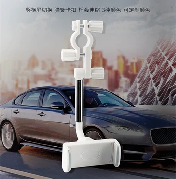 360 stopni samochodowa lusterko wsteczne uchwyt Uchwyt samochodowy do iPhone 12 GPS fotel smartfon uchwyt samochodowy do telefonu podstawka regulowana wsparcie