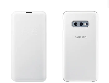 Oryginalny led etui do telefonu View Cover dla Samsung Galaxy S10 X SM-G9730 S10+ S10 Plus SM-G9750 S10 S10e E SM-G9700 etui