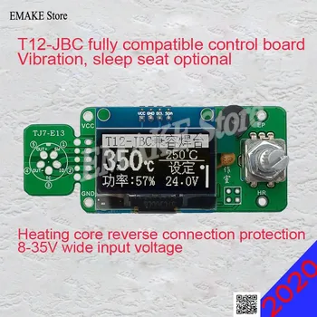 OLED-ekran T12/JBC245/210 trzy-w-jednym opłata kontrolera Biały czujnik fotoelektryczny lutownica do naprawy stacja lutownicza DIY Kit