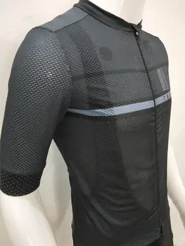 2020 letnia tkaniny siatkowe z krótkim rękawem jazda na rowerze Jersey oddychająca i szczelnie przylegający indywidualny profesjonalny jazda na rowerze odzież rowerowa