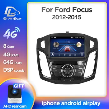 Android 10.0 System Car IPS Touch Screen Stereo ford focus 2012 2013 years player Stereo