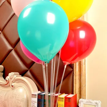 Liplasting 1 kpl plastikowe balony kolumna stoisko pływający balon obsługa recepcji urodziny dekoracje ślubne dekoracje