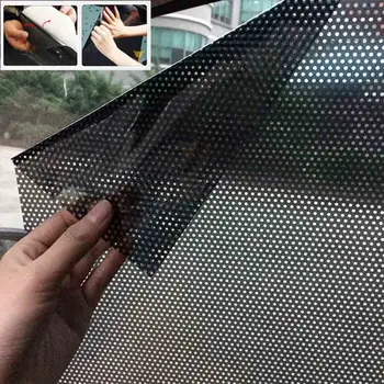 2PCS DIY Car Sun Shades Film,Visor Anti Sunlight Car Anti Glare Driving Vision Eye Protector Anti-Glare UV Dazzle Window Sticke