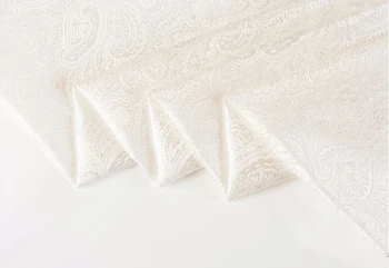 Nowa dostawa kwiatów styl dziedziniec Żakardowe kolorowe brokatowe białe tkaniny,tkaniny 3D służy do DIY szycia odzieży damskiej sukni ślubnej