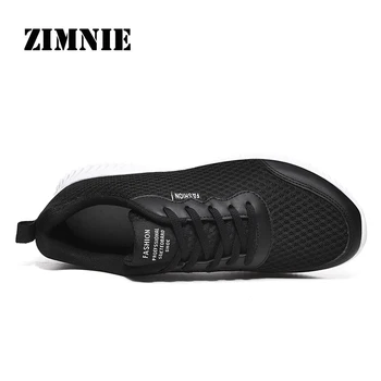 ZIMNIE Fashion Men Sneakers Mesh obuwie Lac-up buty Męskie lekkie buty casual męskie buty do chodzenia Zapatillas Hombre