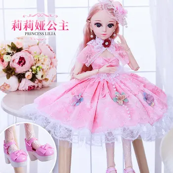 60 cm duża moda dziewczyna lalka zabawka Simul ruchome wozidła DIY Smart Princess Doll Set interaktywny manekin model dziewczyna prezent na Urodziny