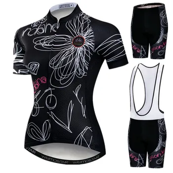 Weimostar Summer Women MTB Bike Clothing Pro Cycling Team Jersey Set Racing Sport Bicycle Clothing uniforme Roupa Ciclismo Mujer
