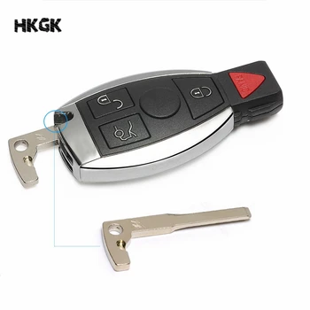 3+1 przycisk wymiany powłoki Smart Remote Key Case dla Mercedes-Benz BGA W203 W210 W211 AMG W204 C E S CLS CLK SLK CLA