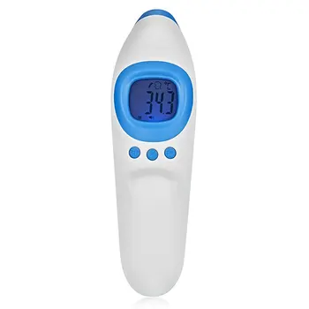 Dzieci termometr na podczerwień cyfrowy wyświetlacz LCD pomiar ciała czoło ucho bezdotykowy dojrzałe ciało gorączka IR dzieci, termometr