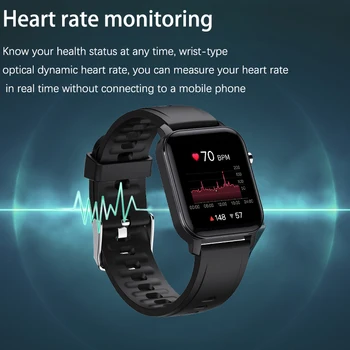 LIGE IP68 Wodoodporny inteligentny zegarek mężczyźni krokomierz rytmu serca wielofunkcyjny fitness tracker Sport Smartwatch dla systemu Android iOS telefon