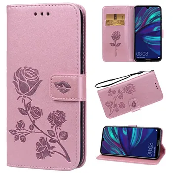 Urządzony w luksusowym skórzanym etui ZTE Blade V9 Vita V9 LITE różowy kwiat portfel stand etui Pokrowiec dla telefonu torba