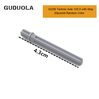 Guduola Toys Parts Axle with Stud Axle with Stop Building Blocks Parts Toy For All Brands Compatible 6587/15462/24316/87083