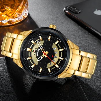 SWISH 2020 Watch Men Sport zegarek kwarcowy mody zegarek ze stali nierdzewnej męskie zegarki najlepsze marki luksusowych wodoodporne biznesowe zegarek