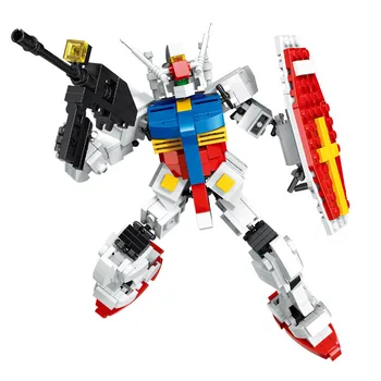 Hot super robot war zeta gundam seed destiny Strike God rx-78 EXIA Barbatos building block model Amuro Char figure brickS toyS