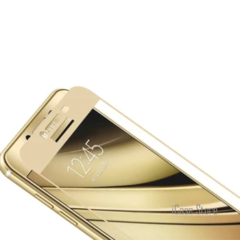 Pełny ekran ochrona szkło hartowane do Samsung Galaxy S7 C5 C5000 C7 C7000 folia ochronna 9H twardość взрывозащищенная