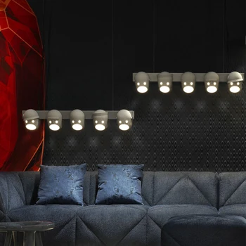 Led, żyrandole Nordic designer restauracja retro osobowość twórcza oświetlenie salon villa ozdoby wiszące