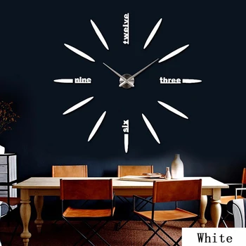 2020 muhsein new new wall clock watch clocks Circular relojde paed home decoration acrylic special sticker Living