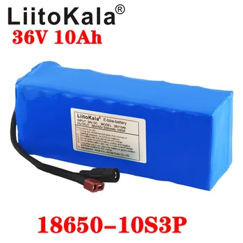 LiitoKala 36 v 10Ah 10S3P 18650 akumulator, zmodyfikowany motocykl, ładowarka do samochodu li-lon + 36V 2A char