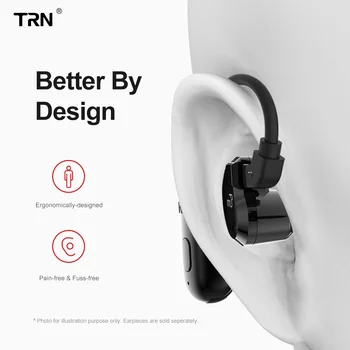 TRN BT20 Bluetooth upgrade ears 5.0 Bluetooth ears upgrade kabel działa Bluetooth zestaw słuchawkowy kabel V90 IM2 VX BT10 V30 T2 AIR bq3