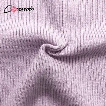 Conmoto Vintage square neck women sweater jesień zima lampa rękaw damski sweter z dzianiny elastyczność panie sweter sweter